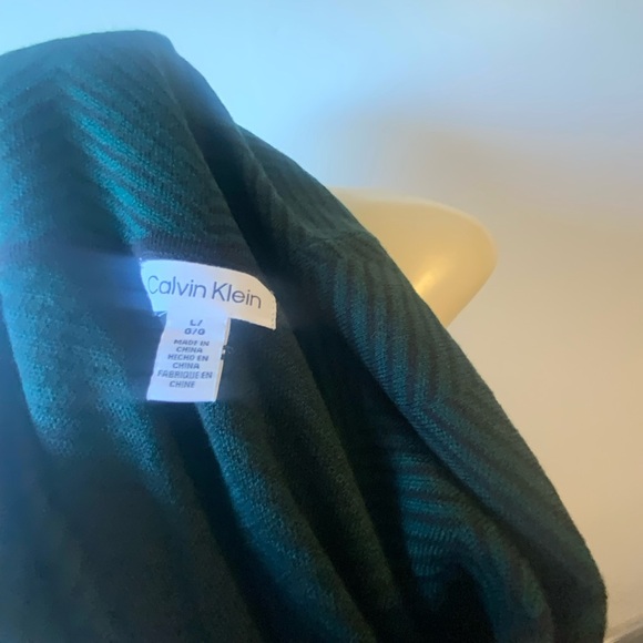 Calvin Klein Dark Green Knit Top - Picture 5 of 5